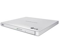 Hitachi-LG GP57 External DVD Drive, Slim Portable DVD Player/Writer for Laptop/Desktop PC, USB 2.0, Windows and Mac OS Compatible, 8x Read/Write Speed - White