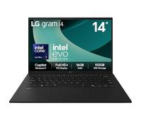 LG gram 2025 14Z90T 14 inch Ultra-Lightweight Laptop, Intel Core Ultra 7 Processor, 16GB RAM, 512GB SSD, gram hybrid AI, Copilot, Windows 11 Home (Obsidian Black)