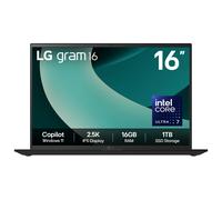 LG Gram 16Z90T-G 16" Hybrid AI Laptop - Intel® Core™ Ultra 7 255H, 1TB SSD, 16 GB RAM - Black - [2025]