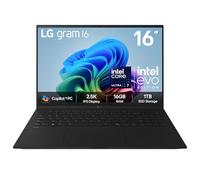 LG gram 16Z90TL - 16 Inch 2.5K IPS Ultra-Lightweight Laptop, Intel Core Ultra 7 256V 47TOPS NPU - EVO Edition, 16GB RAM, 1TB SSD, Windows 11 Home, gram Hybrid AI, Copilot+ PC, Black (2025)