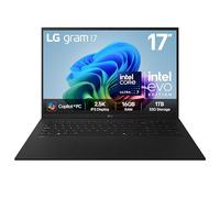 LG gram 17Z90TL - 17 Inch 2.5K IPS Ultra-Lightweight Laptop, Intel Core Ultra 7 256V 47TOPS NPU - EVO Edition, 16GB RAM, 1TB SSD, Windows 11 Home, gram Hybrid AI, Copilot+ PC, Black (2025)