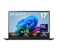 LG Gram 17Z90TL-G 17" Hybrid AI Copilot+ Intel Core Ultra 7 258V 32GB RAM 1TB SSD 17" WQXGA Windows 11 Home