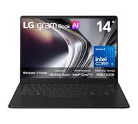 LG gram Book 14U40V Touch Laptop, 14" FHD+ IPS 16GB RAM, 512GB SSD | Intel Core 5 315, Window 11 Home, Touchscreen display, Wi-Fi 6E, RJ45, 1.29Kg, Titan Black