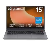 LG Gram Book Copilot Intel Core i5 1334U 16GB RAM 512GB SSD 15.6" Windows 11 Home Laptop