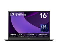 LG Gram Pro 16Z90TP-G 16" Hybrid AI Laptop - Intel® Core™ Ultra 7 255H, 1TB SSD, 16 GB RAM - Black - [2025]