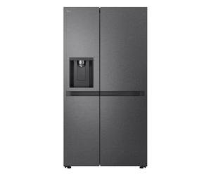 LG GSLC40EPPE 638L NatureFRESH Plumbed American Fridge Freezer Black