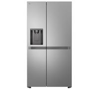 LG NatureFRESH GSLC40PYPE American Style Fridge Freezer - Prime Silver - E Rated