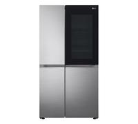 Lg Gsqv90Pzae_Si American Style Freestanding Frost Free Fridge Freezer - Silver Effect