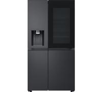 LG InstaView GSXE90EVAD side-by-side refrigerator Freestanding 628 L D Black