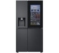 LG InstaView ™ GSXE91EVAD American Style Smart Fridge Freezer - Essence Black Steel - D Rated