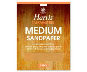 LG Harris Medium Sandpaper Pack of 4