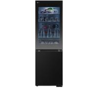 LG InstaView GBG5160CEV Smart 60/40 Fridge Freezer - Essence Black Steel, Black