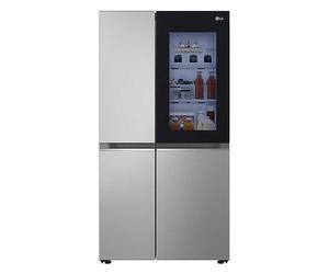 LG InstaViewTM Side-by-Side Fridge Freezer GSVV80PYLL - Prime Silver Silver