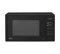 LG MH6042D Freestanding Microwave Oven, 20L Capacity, 700W Power, 455 x 320 x 252mm (W x D x H), Panel Touch, Black