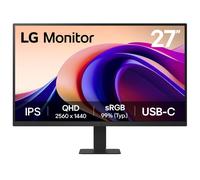 LG Monitor 27U631A - QHD 1440p IPS 27 inch, 100Hz, 5ms, Computer desktop display, Flicker safe & Reader Mode, USB-C, HDMI, Matte B