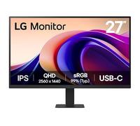 LG Electronics Monitor 27U631A, 27 Inch, QHD 1440p, 100Hz, 5ms Response Time, IPS Panel, USB-C, HDMI (Matt Black)