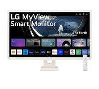 LG MyView Smart Monitor 31.5” Full HD IPS webOS HDR10 32SR50F-W White Class E