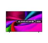 LG NANO 4K UHD AI NU90 98 inch 4K Smart TV - 98NU900B6LB (α8 AI Processor 4K Gen3, 120Hz, HDR10, FILMMAKER MODE™, FreeSync Compatible (AMD), Google Cast, Apple AirPlay 2) [Model year 2026]
