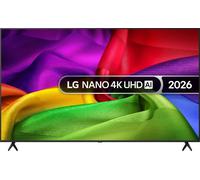 LG 75NU800B6LA Nano UHD AI NU80 4K Smart TV, α7 Processor Gen9, 60Hz, HDR10, Filmmaker Mode™, Google Cast, Apple AirPlay 2, Model Year 2026