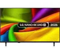 LG NANO AI NU85 43" 4K Ultra HD Smart TV [2026] - 43NU850B6LA, Black