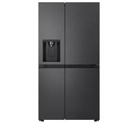 LG NatureFRESH 638 Litre Side-By-Side American Fridge Freezer - Matte Black