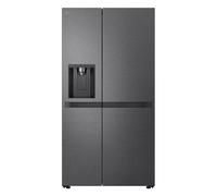 LG NatureFRESH 641 Litre Side-by-Side American Fridge Freezer - Blac GSLC41EPPE