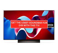 LG OLED48C44LA 48 inch OLED evo 4K Ultra HD HDR Smart TV, Umber Brown