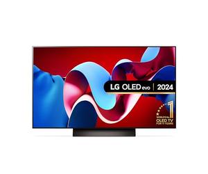 LG OLED48C45LA 48-Inch OLED Evo 4K UHD Smart TV, (α9 AI Processor Gen7, Dolby Atmos, Freeview Play and Amazon Alexa, 120Hz), Umber Brown [Model 2024]