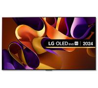 LG OLED55G45LW 55 inch OLED Evo 4K Ultra HD HDR Smart TV, Silver/Black