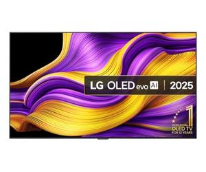 LG OLED65G54LW - 65" OLED EVO 4K Smart TV AI B5, WebOS 25, Dolby Vision and Dolby Atmos, AMD FreeSync, Alexa/Google Assistant, Black