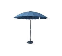 LG Outdoor Mikado 3m Parasol, Navy Blue, UV50+ Canopy, Crank Lift System