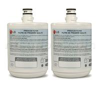 LG Potable Water Filter, 2 Pieces LT500P Refrigerator Water Filter for 500-Gallon, Reduces Chlorine, Lasts up to 6 Months, External Testing Certification ANSI NSF