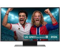 LG QNED86 QNED AI Mini LED 4K HDR Smart TV 2026 - 43QNED86B6B, Silver/Grey