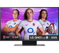 LG QNED86 QNED evo AI 4K HDR Smart TV 2025 - 43QNED86A6C, Silver/Grey