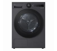 LG RHX7010TBB 10kg TurboDry AIDry Heat Condenser Tumble Dryer - BLACK STEEL