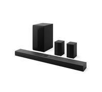 LG S70TR Soundbar TV 500W 5.1.1 Channels with Wireless Subwoofer, Rear Speaker Included, Dolby Atmos, DTS:X, Central Speaker Up Firing, HDMI Passthrough 4K 120Hz, AI Sound Pro