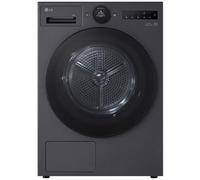 LG RHX7010TBB 10kg TurboDry AIDry Heat Condenser Tumble Dryer - BLACK STEEL