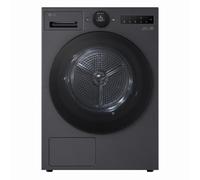 LG RHX7010TBB 10kg TurboDry AIDry Heat Condenser Tumble Dryer - BLACK STEEL