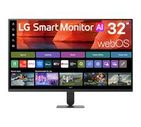 32” LG Smart Monitor AI U5s, FHD display, webOS, 120Hz, HDR10 Pro, LG ThinQ, Black 32U501SBB