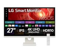 LG Smart Monitor U7 27U731SA-W | 27 inch 4K UHD IPS, White | 60Hz, 5ms GtG, HDR10, Wi-Fi & Bluetooth, webOS with Remote, USB-C