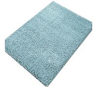 LG TRADERS LIMITED EXTRA THICK HEAVY 5CM PILE SOFT LUXURIOUS SHAGGY MODERN AREA BEDROOM HALL RUG RUNNER MAT (Duck Egg, 120 x 170 cm)