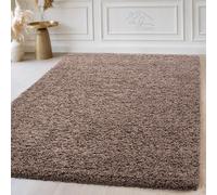 LG TRADERS LIMITED | Non Slip Shaggy Rug - Large Area Rugs For Living Room - Soft Bedroom Floor Carpet, Washable Hallway Runner (Mocha, 160 x 230 cm)