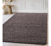 LG TRADERS LIMITED | Non Slip Shaggy Rug - Large Area Rugs For Living Room - Soft Bedroom Floor Carpet, Washable Hallway Runner (Taupe, 160 x 230 cm)