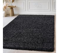 LG TRADERS LIMITED | Non Slip Shaggy Rug - Large Area Rugs For Living Room - Soft Bedroom Floor Carpet, Washable Hallway Runner (Anthracite, 120 x 170 cm)