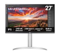 LG UHD Monitor 27UP850K - 4K IPS 27 inch, 60Hz, 5ms, DCI-P3 95%, DisplayHDR 400, High Resolution Content Creation Display, Built-in Speakers, HDMI, DisplayPort, USB-C, White