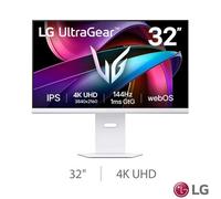 Lg Ultragear 32 Inch 4K Uhd Ips Gaming Monitor 144Hz 1Ms G-Sync Freesync Premium Type-C 65W Power Delivery White