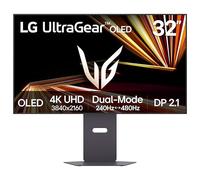 LG 32" Ultragear 4K UHD (3840x2160) OLED Gaming Monitor, Dual Mode, 240Hz, 0.03ms, NVIDIA, AMD FreeSync Premium Pro, VESA DisplayHDR True Black 400, USB Type-C, DP2.1, Black 32GX870A-B