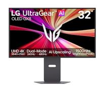 LG Ultragear™ 32GX870B-B.AEU Gaming Monitor | GX8 Series (2026) | 32" | 16:9 OLED | 240Hz/480Hz | 0.03ms (GtG) | 3840x2160 UHD | DisplayHDR™ 500 | AMD FreeSync Premium Pro™ and NC VIDIA G-Sync™