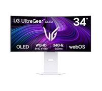 LG UltraGear 34" 34GX90SA-W WQHD 240Hz Curved FreeSync Premium OLED Ga