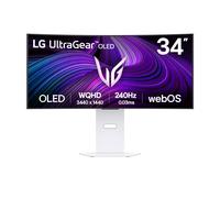 LG UltraGear 34GX90SA-W 34" Curved OLED WQHD 240Hz 0.03ms G-Sync Gaming Monitor with webOS